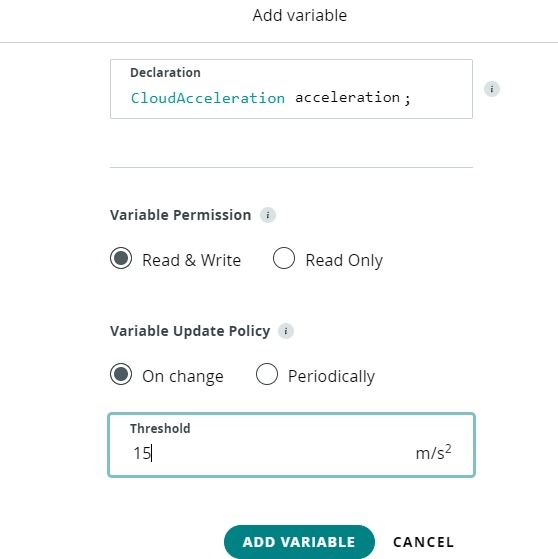 Arduino Web Editor Arduino Iot Cloud Add Variable