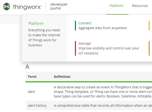Best Iot Platforms Thingworx Developer Portal