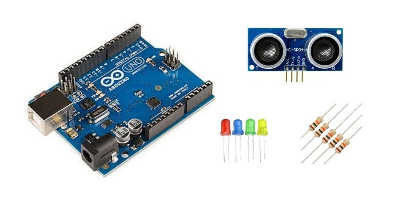 Interfacing Ultrasonic Sensor With Arduino Uno For Led Pattern