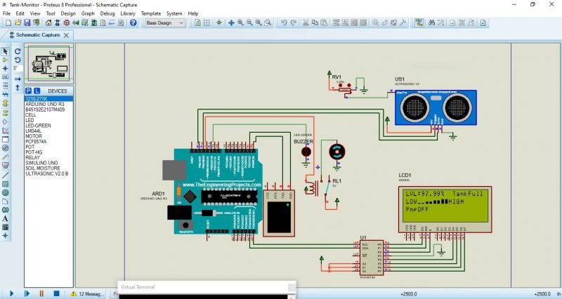 Working Water Tank Monitoring System