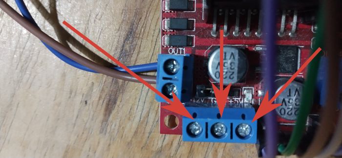 L298n Power Supply Screw Terminal