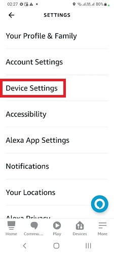 Amazon Alexa Wifi Problems Android App Device Settings