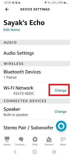 Amazon Alexa Wifi Problems Android App Wi Fi Network Change