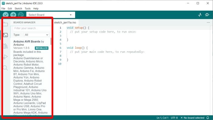 Arduino Ide V2 0 3 Boards Manager