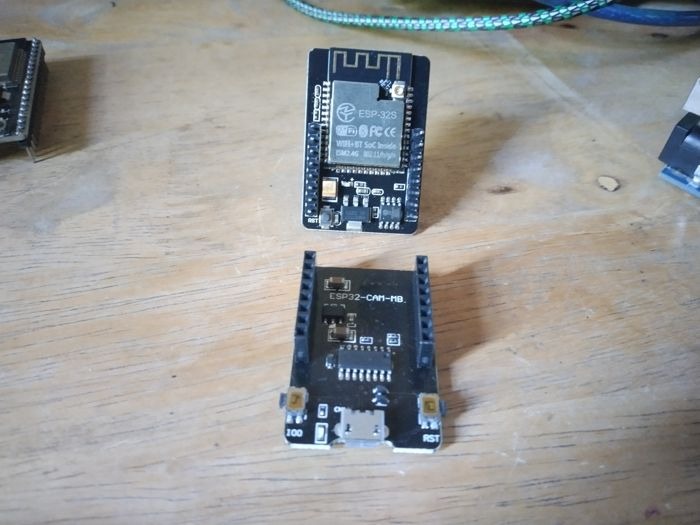 Esp32 Cam Removed Showing Programmer And Mcu Boards