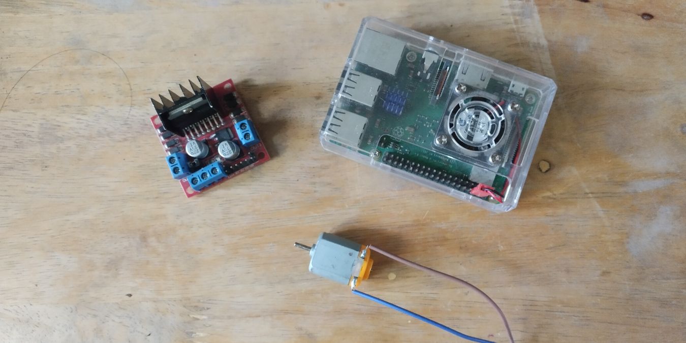 Featured Image Raspberry Pi L298n Motor Controller Module And Dc Motor