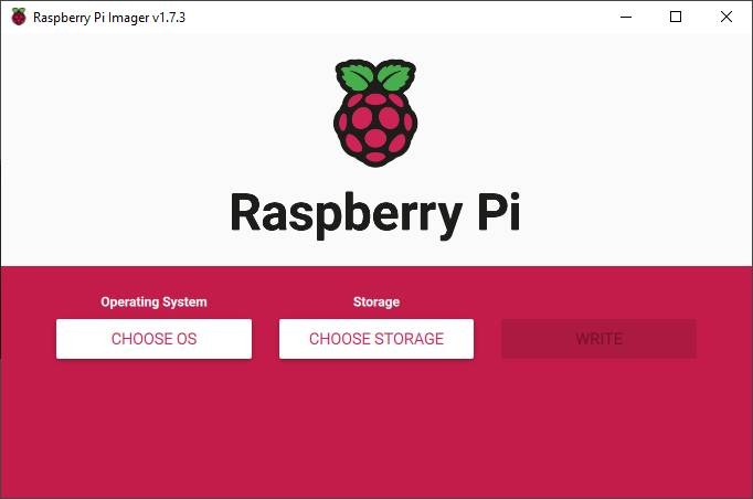 Raspberry Pi Imager Screenshot