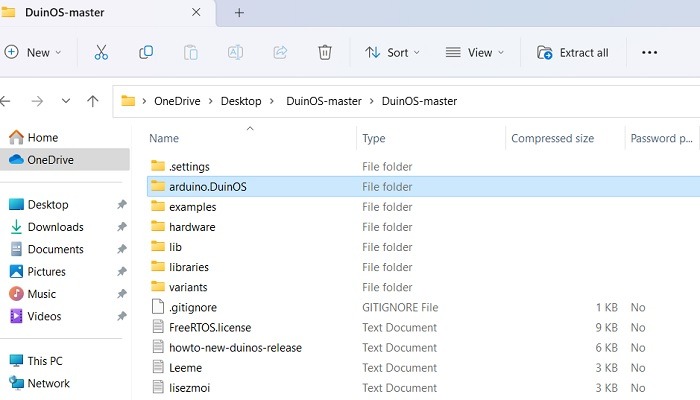 Arduino Operating Systems Duinos Copying Arduino Duinos Folder