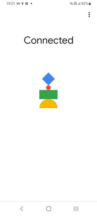 Connectied Status Of Nest Speaker On Google Home App