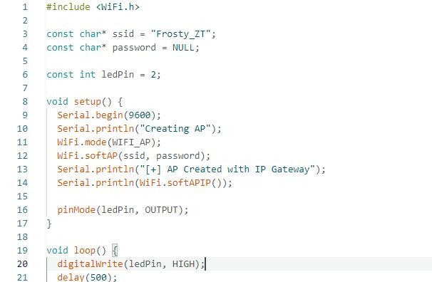 Arduino Ide Variables And Code Screenshot