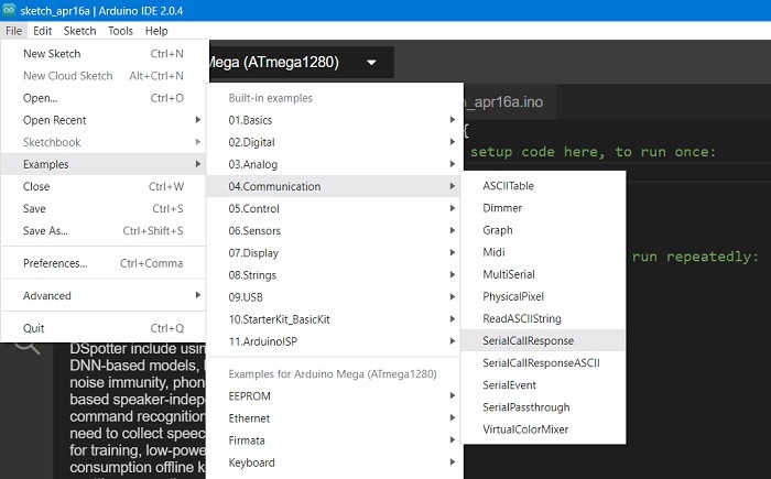 SerialCallResponse in Arduino