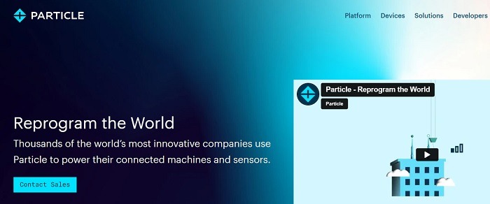 Particle an IoT Platform.