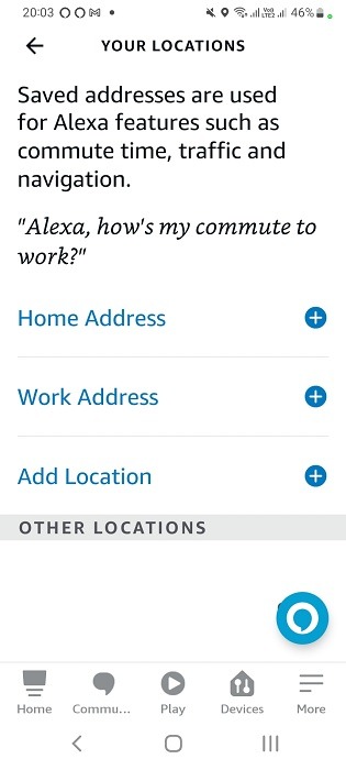Add location to smart plug address being added in Alexa. 