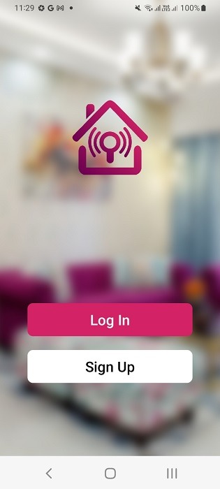 Homescreen of Smart Plug app on Android phone.