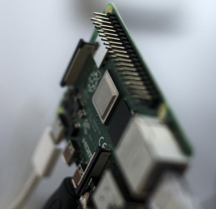 Raspberry Pi Gpio Closeup By Quentin Schulz