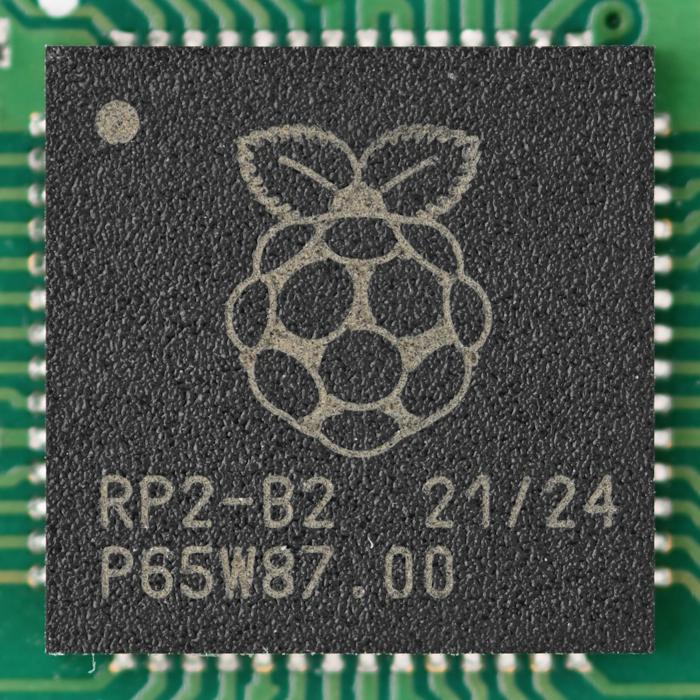 Raspberry Pi Rp2040 Chip Closeup