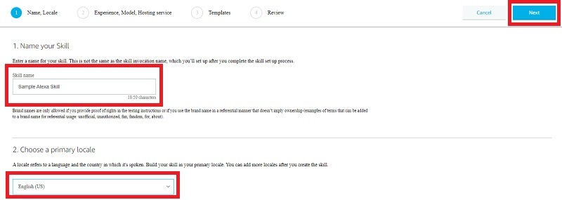 Create Your Own Alexa Skills Developer Name Skill