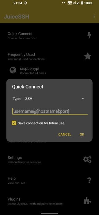 Juicessh Quick Connect Insert Port