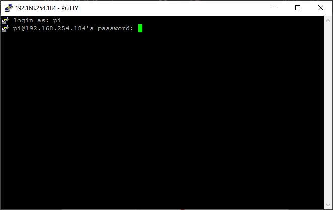 Putty Login Page